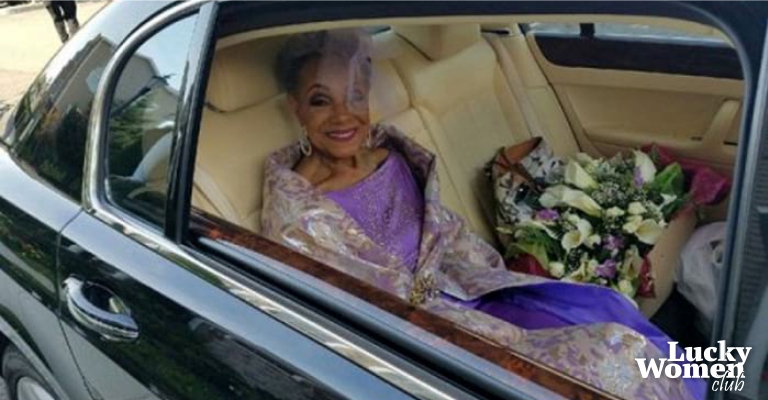  Самая стильная пожилая невеста. Ей 86 лет…Посмотрите, как шикарно она выглядит