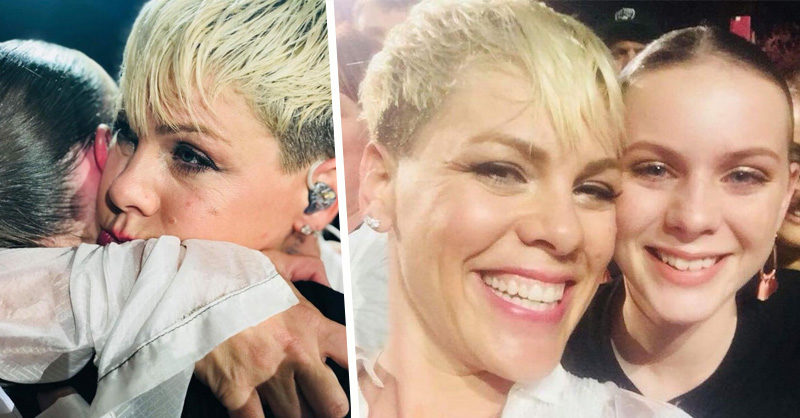 Почему певица Pink оставила песню и спустилась в зал к девочке с плакатом в руках?