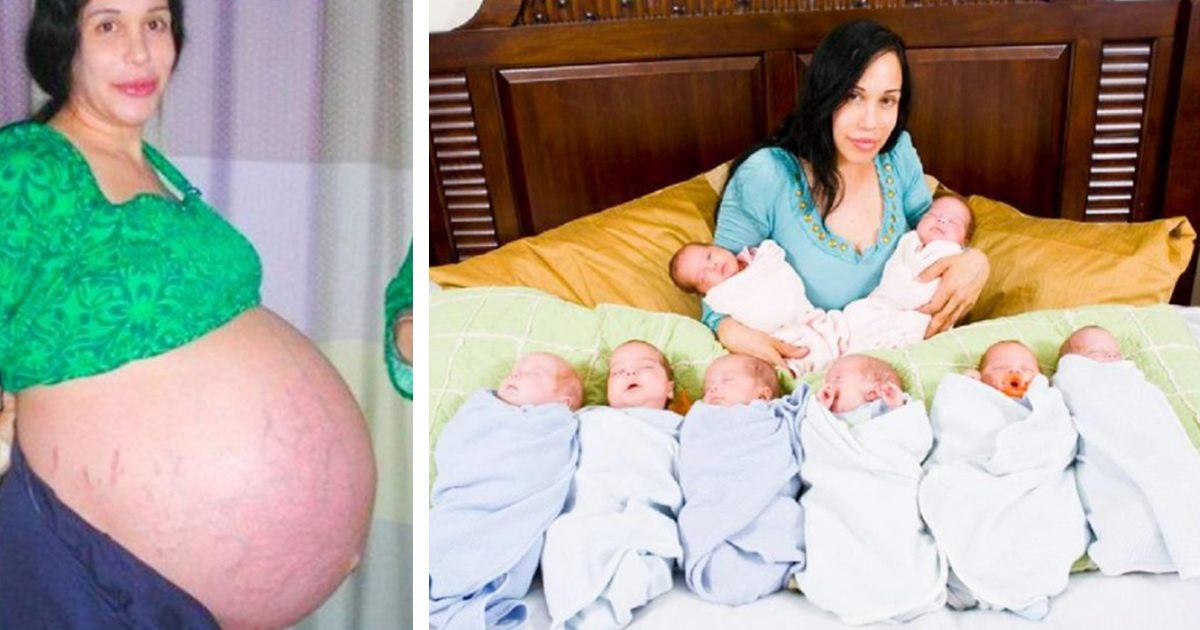 Сколько женщина может родить детей за жизнь. Восьмерняшки Нади Сулейман.