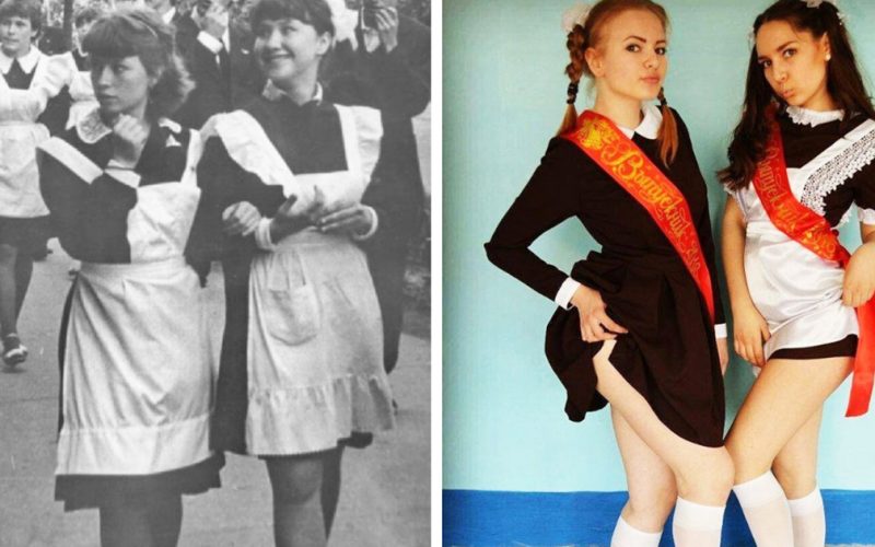  «О времена, о нравы!»: Сравнение фотографий советских и сегодняшних выпускниц повергли в шок своей аморальностью